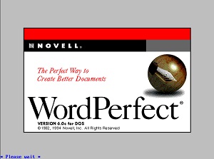 Picture of WordPerfect 6